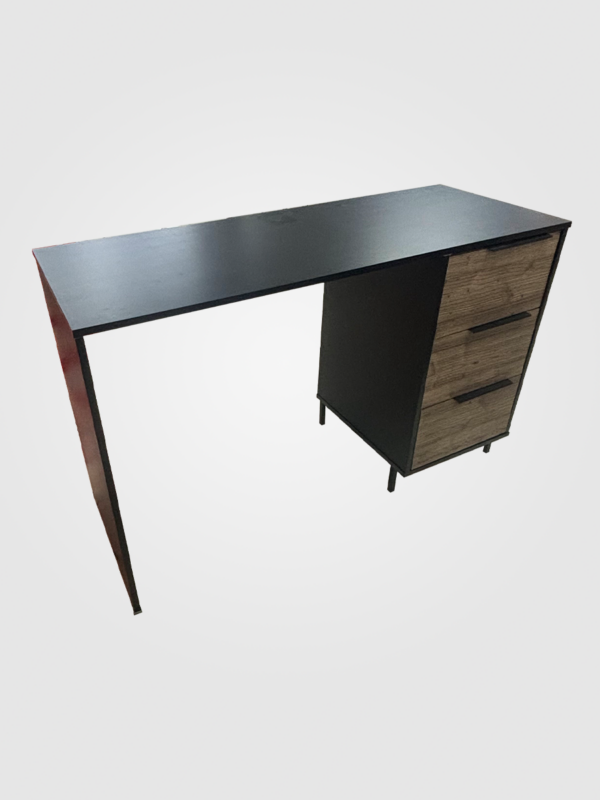 3 DRAWER BLACK TABLE DESK