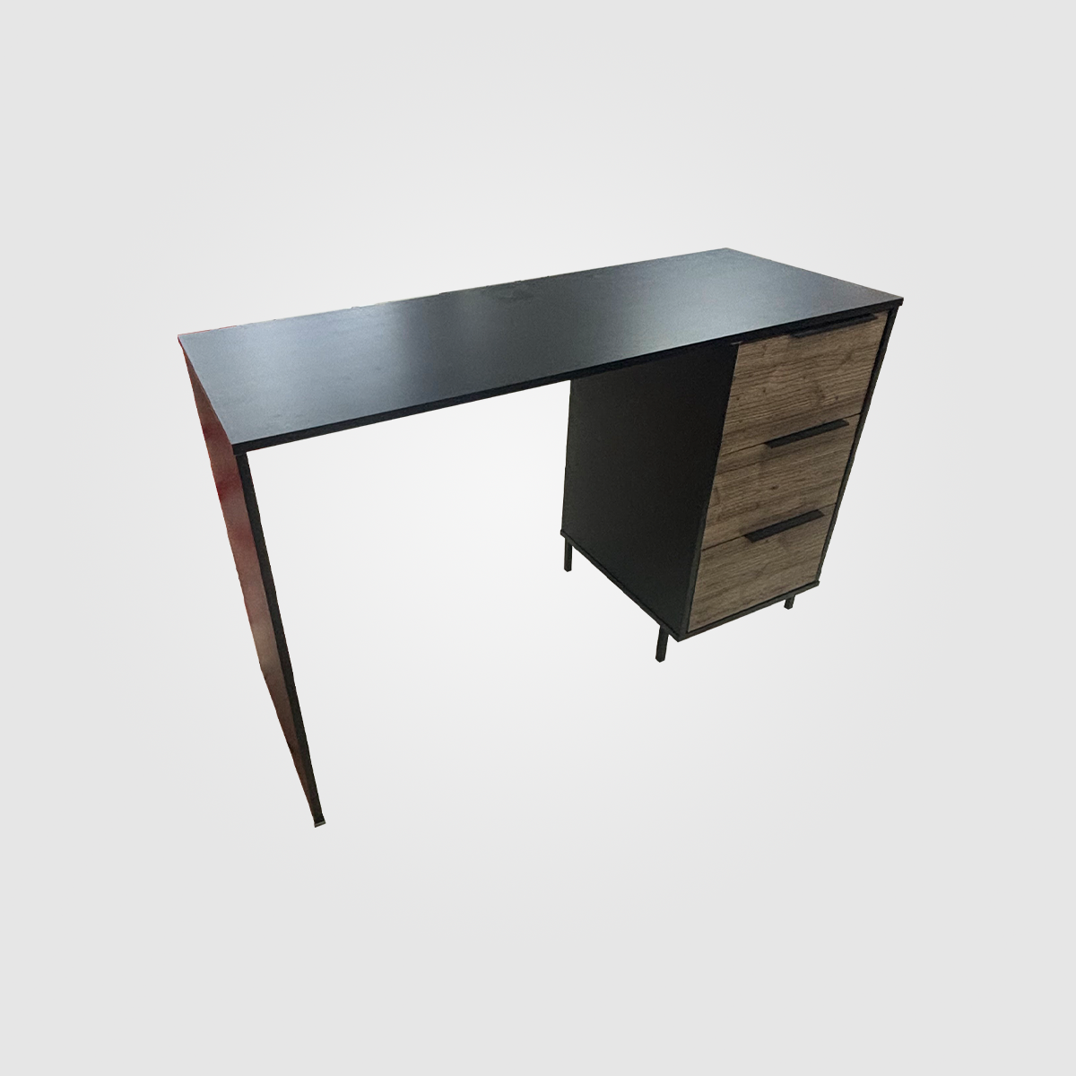 3 DRAWER BLACK TABLE DESK
